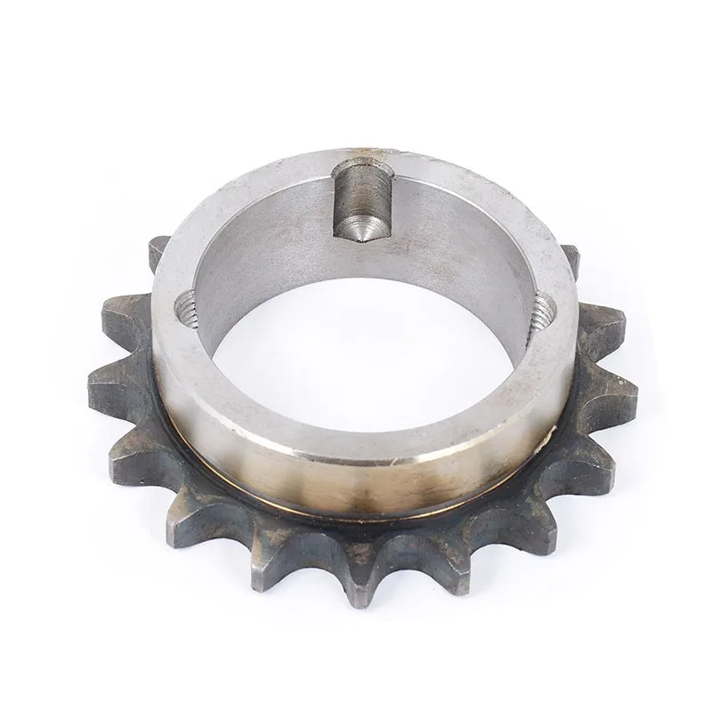 American European standard C45 Steel hardening teeth triplex triple 1008 1610 Taper bore Bush lock Sprocket with screw
