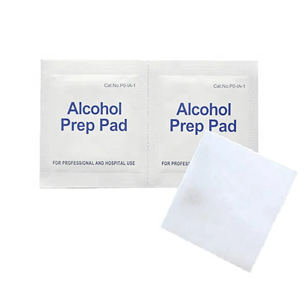 OEM Custom Logo Medical Breathable Skin-Friendly Sterile Alcohol Prep pad swab