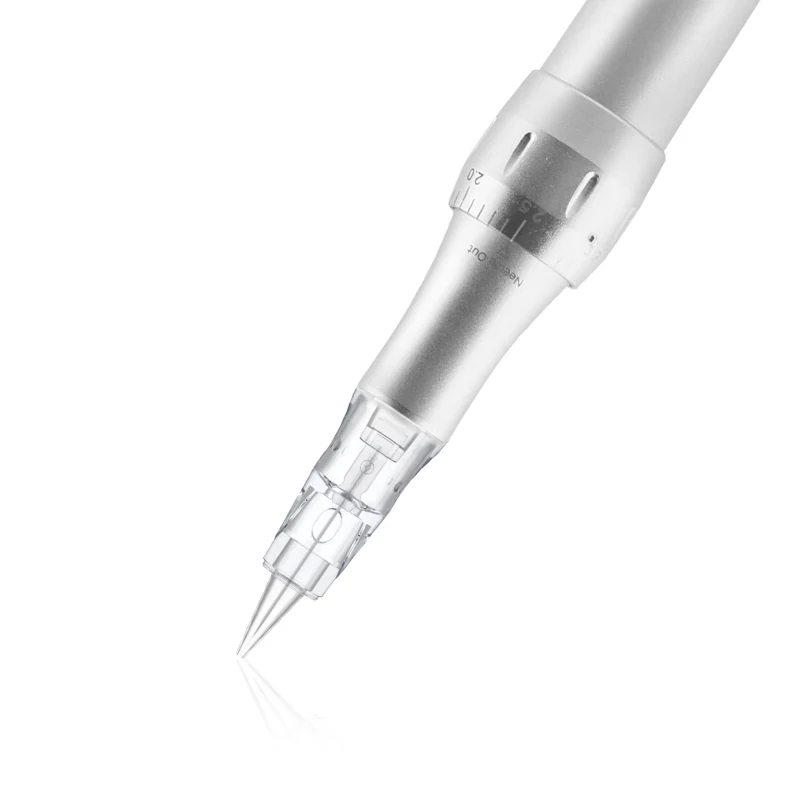 Famisoo 1RL 10 шт. одноразовые пму мануального татуажа бровей татуировки иглы безопасности для машинки перманентного макияжа губ кожи