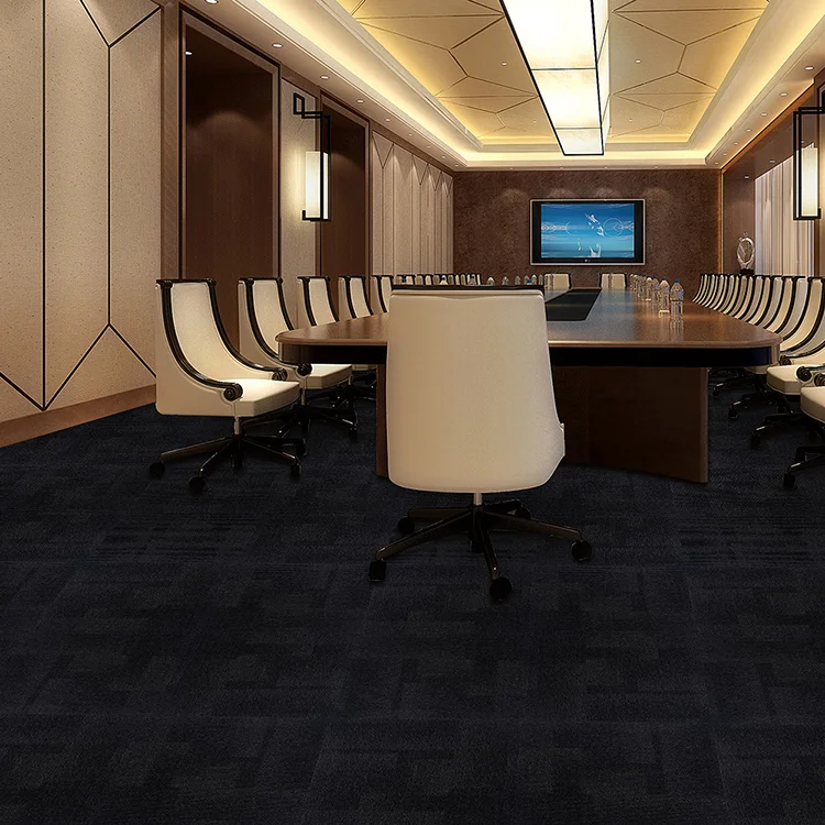 
Industrial Grade Quarter Turn Matrix Carpet Tile Pattern 