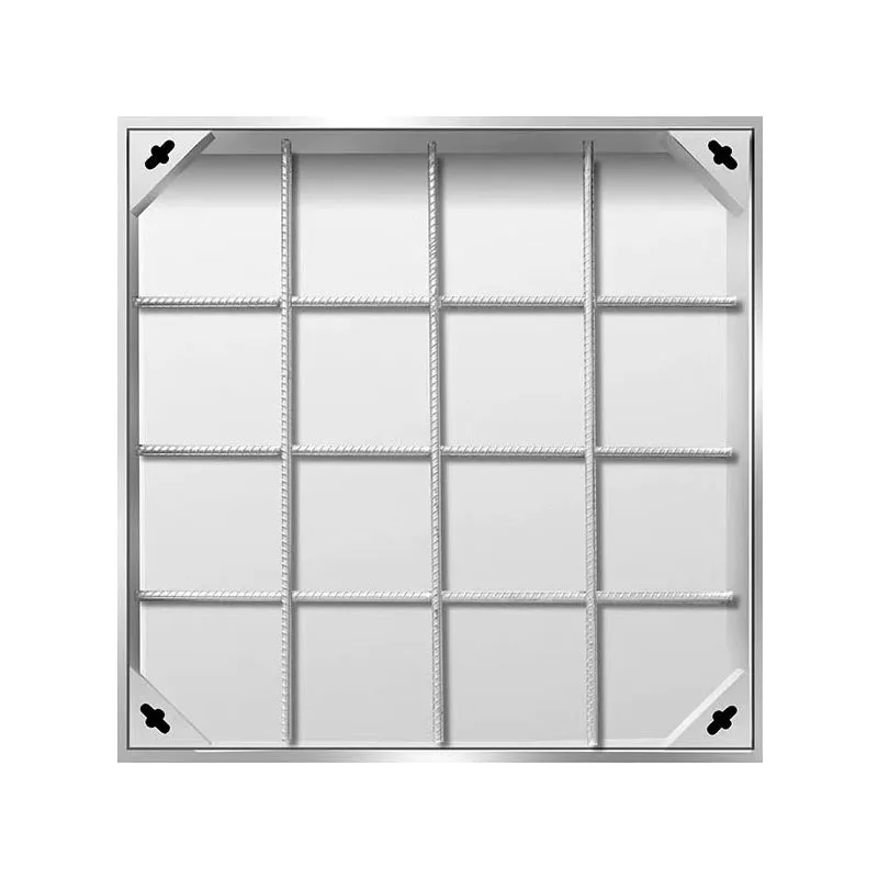 Factory direct sale outdoor road 304 drain cover plate floor cesspool manhole rain grate stainless steel well cover