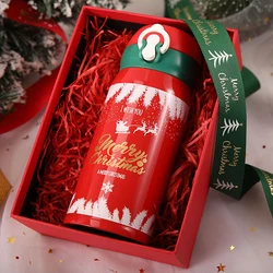 Wholesale Travel Sealed Insulated Stainless Steel Christmas Gift Vacuum Cup Thermos Bottle