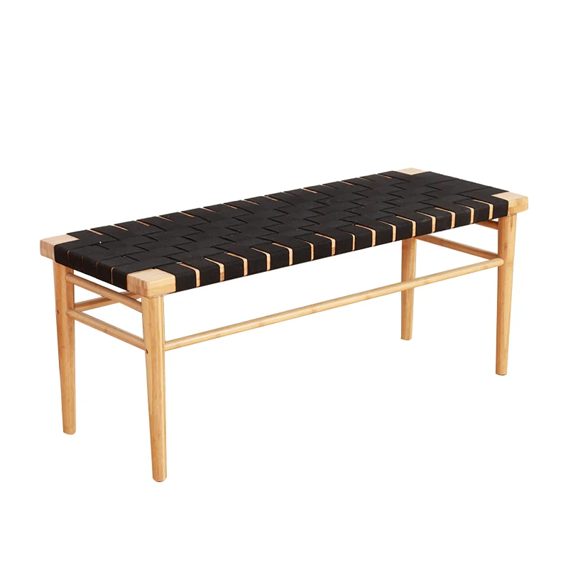 comfortable bamboo lounge Bench Patio Benches wooden long benches with black strapping