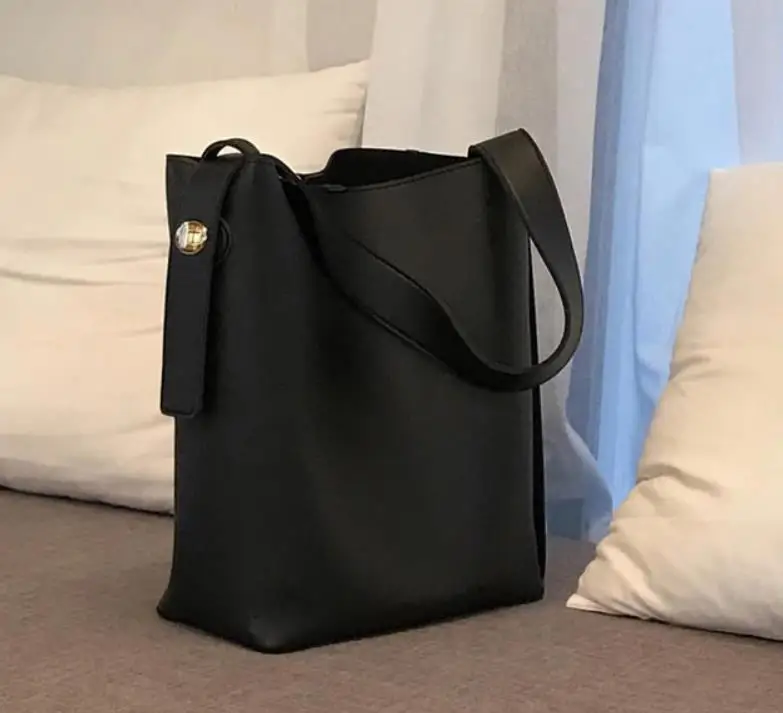 2023 alibaba wholesale fashion PU leather handbags bucket large, new design French luxury winter woman leather handbags tote