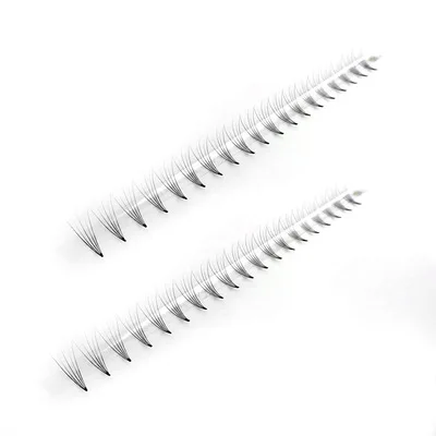 10D Premade Eyelash Fans Manufacturer Volume Fans Eyelash Extension Customized Pre Made Fans 3D 6D 12 root Glitter Black