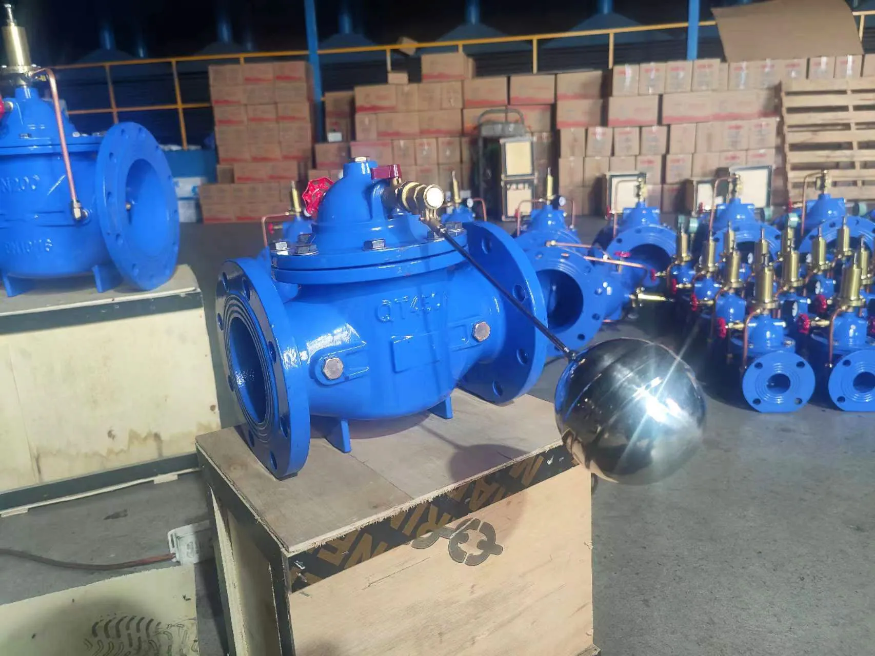 150mm Flange Silencing Remote Control Float Ball Valve Custom Manufacturer 100X Ductile Iron Float Valve for Water Media