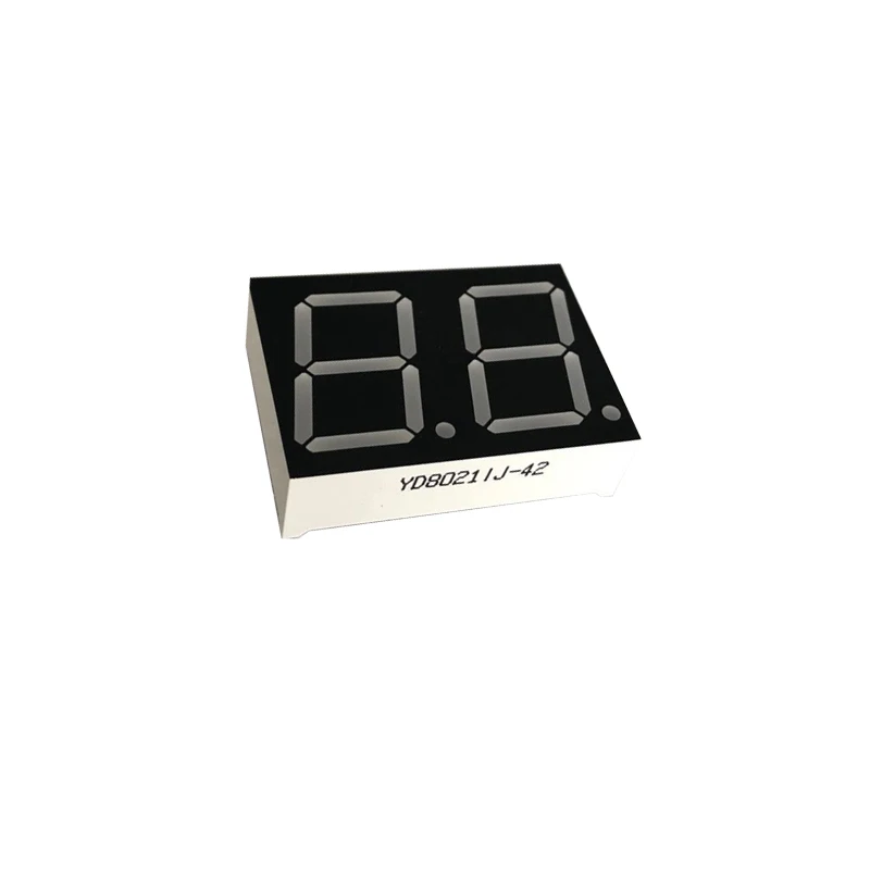 Seven segment 0.4 0.43 0.5 0.52 0.56 0.8 1.5 inch 2 digit 7 segment led display