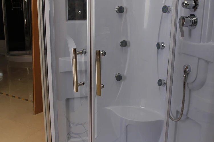 Portable RV shower room one piece ABS back wall shower cabin