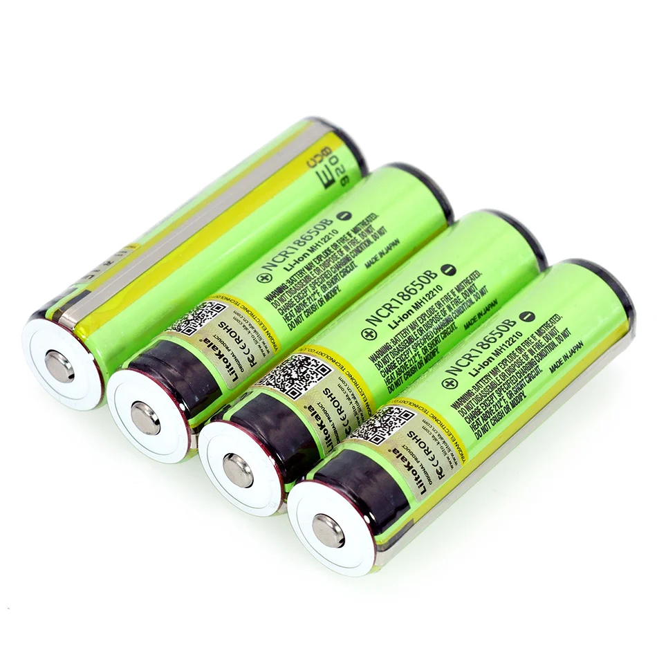 ncr18650b with PCB 18650 battery 3400mAh Li-ion 3.7V/4.2V