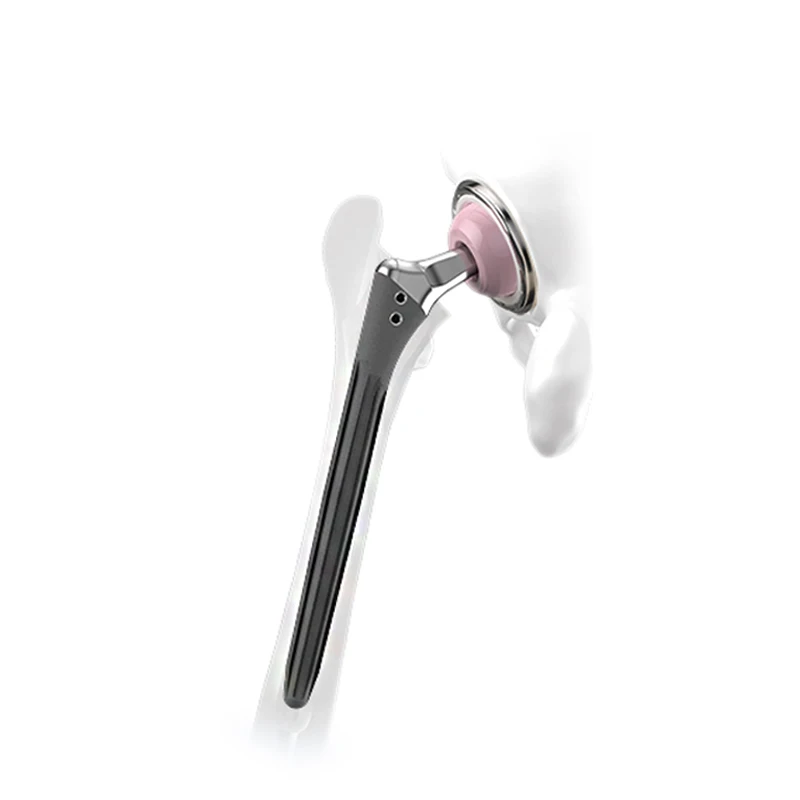 Preferred Titanium Hip Joint Prosthesis Implants Cementless Femoral Tapered Fluted Stem