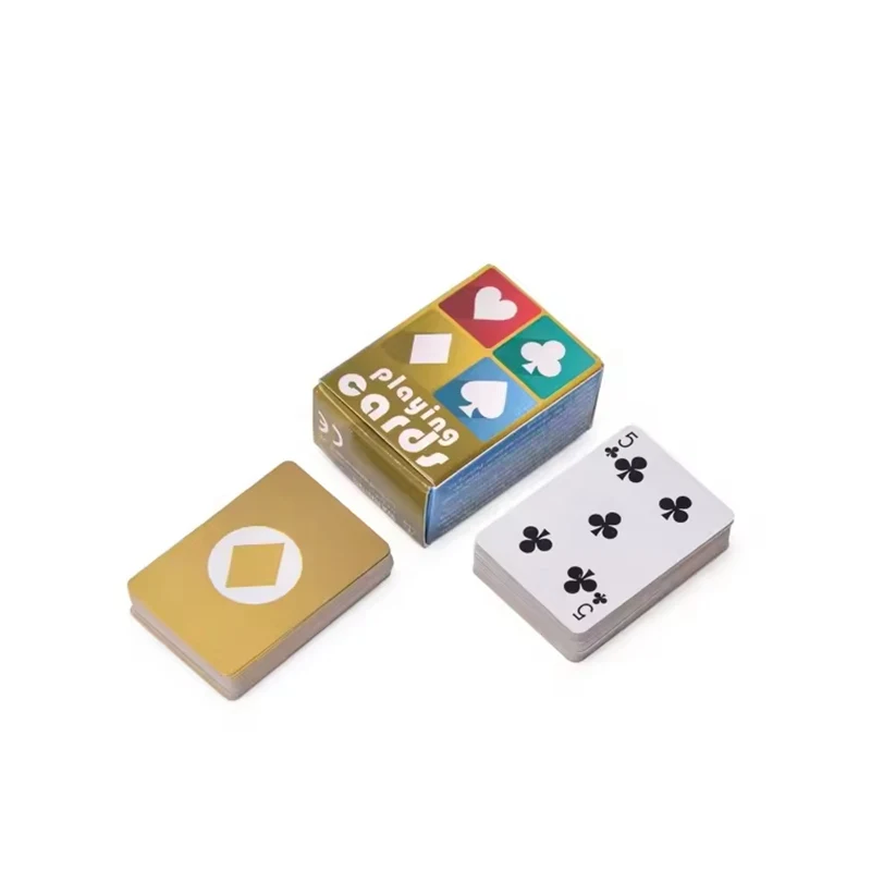 Custom Solitaire Poker Cards Printed Business Logo Saudi Arabia Board Game Make Mini Paper Playing Cards for Kids