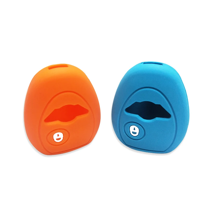 Custom logo silicone smart car remote key fob cover case for car key shell