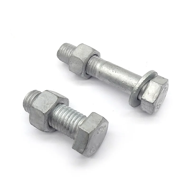 M8 Hexagon Head Bolt Grade 4.8/ 8.8/ 10.9/ 12.9 Half Thread Hex Bolt And Nut Din 931