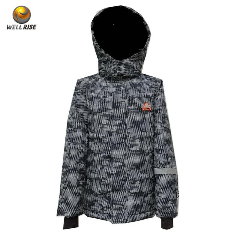 
Well Rise mens oversize cross country hoodies custom outdoor ski jacket snowboard waterproof hoodie ski jacket 