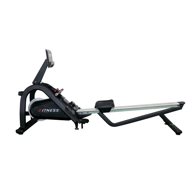 Home magnetic control indoor folding Air Magnetic Resistance Rowing Machine low Exercise Machine Seated Rowing