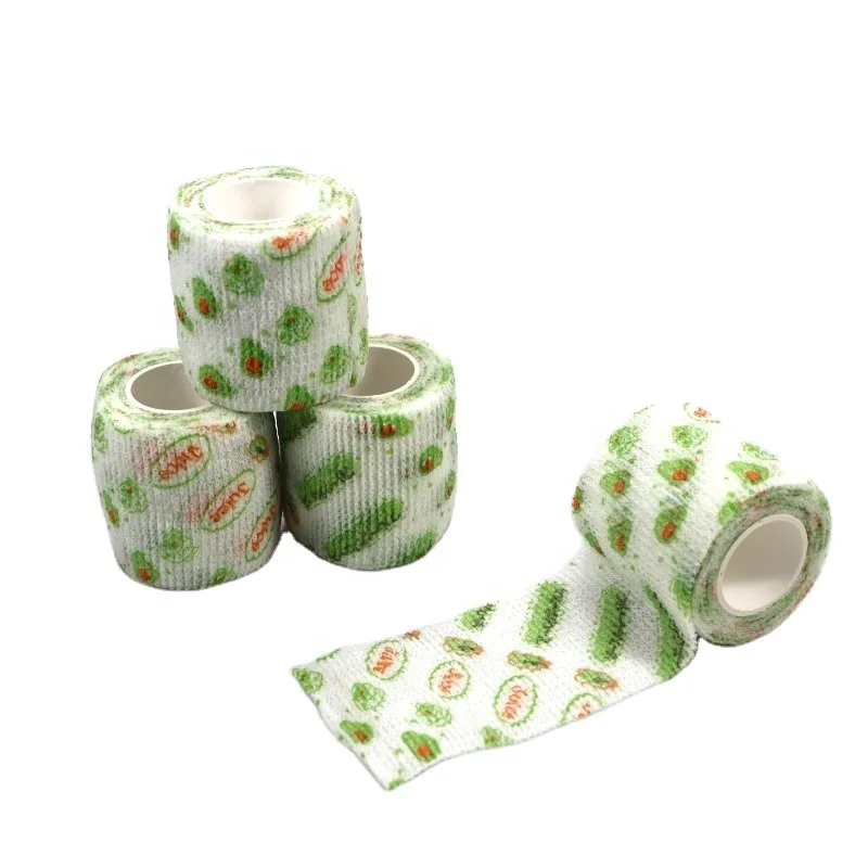 Easy Tear Self Adhesive Horse Latex Flexible Vet wrap Bandage adhesive bandages Cohesive Bandages