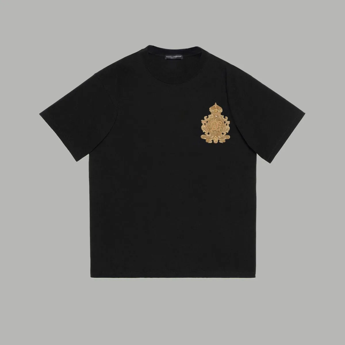 Newest men designer DG crewneck blouse short sleeve training sports cotton loose T-shirt