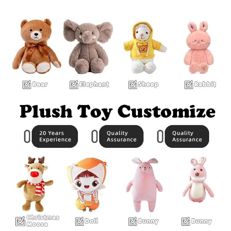 Custom Cartoon Pillow Doll In To Mascot Keychains Valentines Large Soft Panda Stuffed Animal Shaped Plush Figure Toys