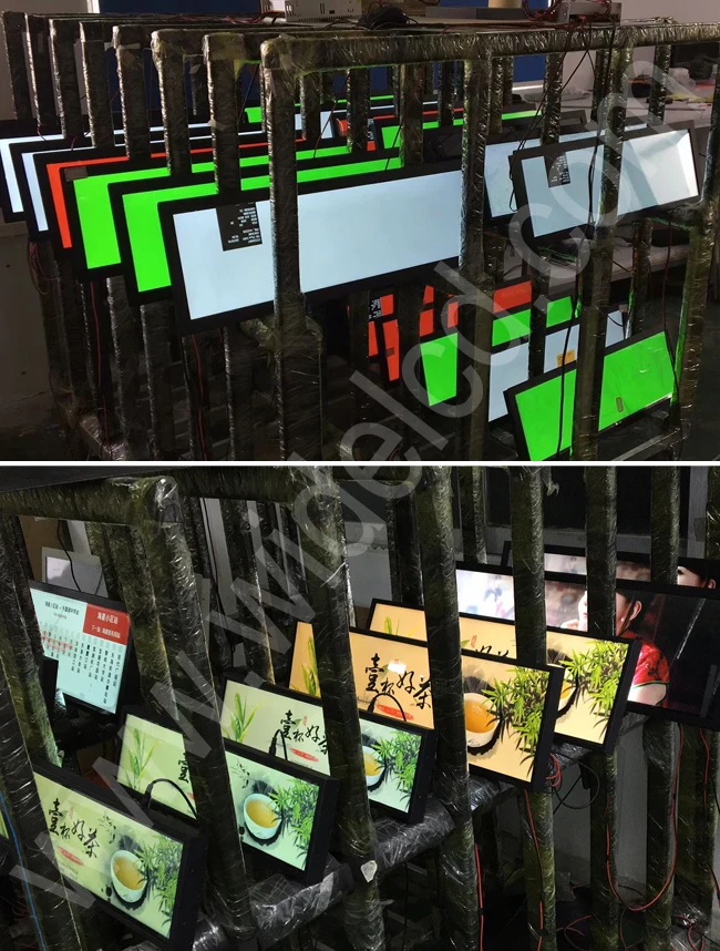 Supermarket Shelf Header and Shelf Talker Digital Advertising Board