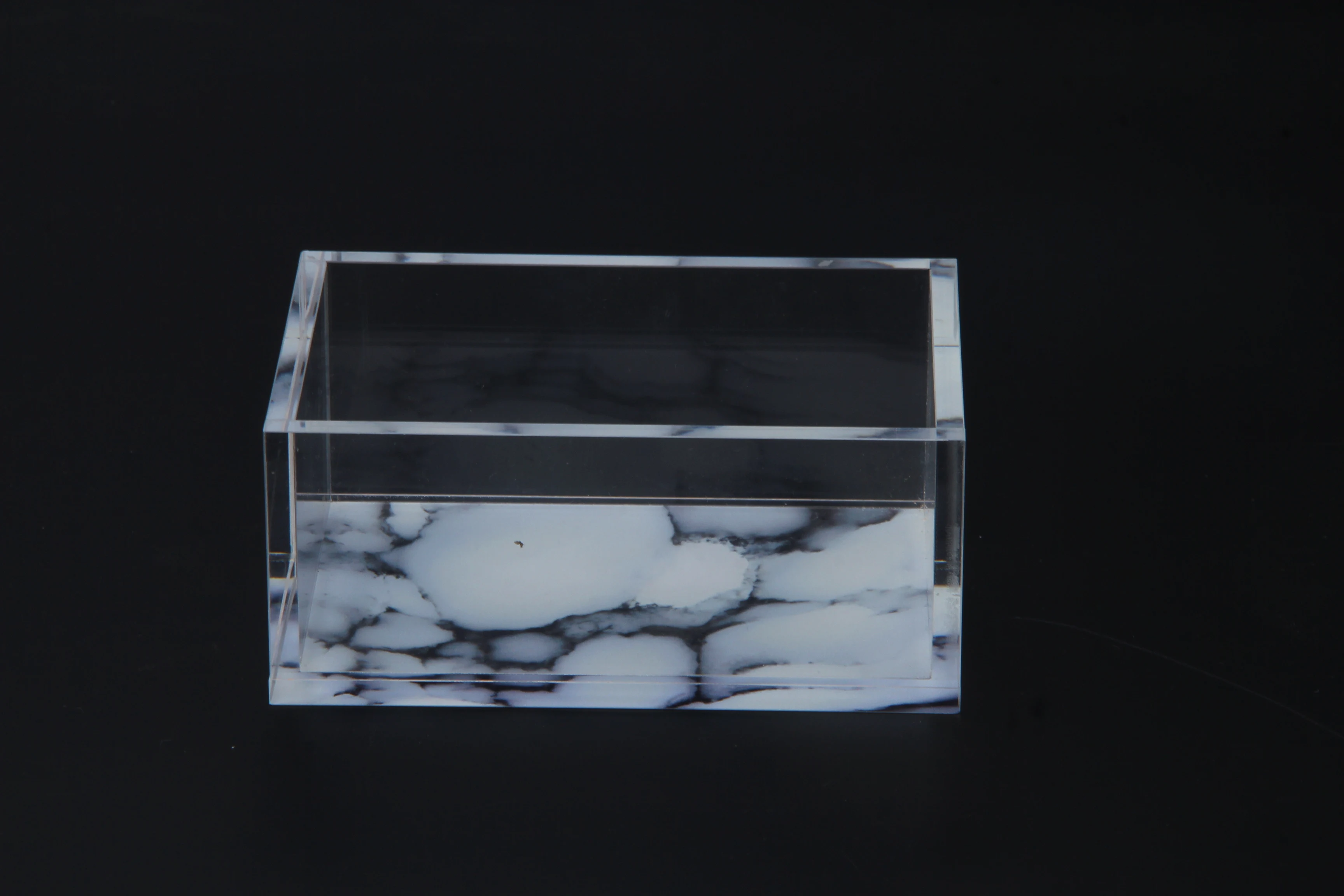 Factory Custom Cube Clear Acrylic Display Case 5 Side Sliding Lid Pocket Monster Booster Box/ Acrylic Booster Box Plexi Box OEM