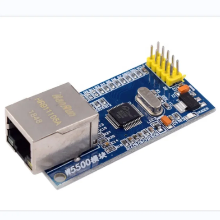 W5500 Ethernet Shield LAN Network Module Support TCP/IP 51/ STM32 Microcontroller Program With 32k Bytes SPI 3.3V/5V Over W5100