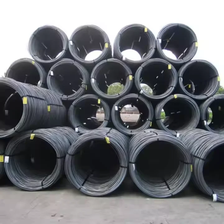 China Factory Electric Wire Iron Wire SAE1008 SAE1006 Q215 Q235 6.5mm 7.0mm Carbon Steel Wire Rod