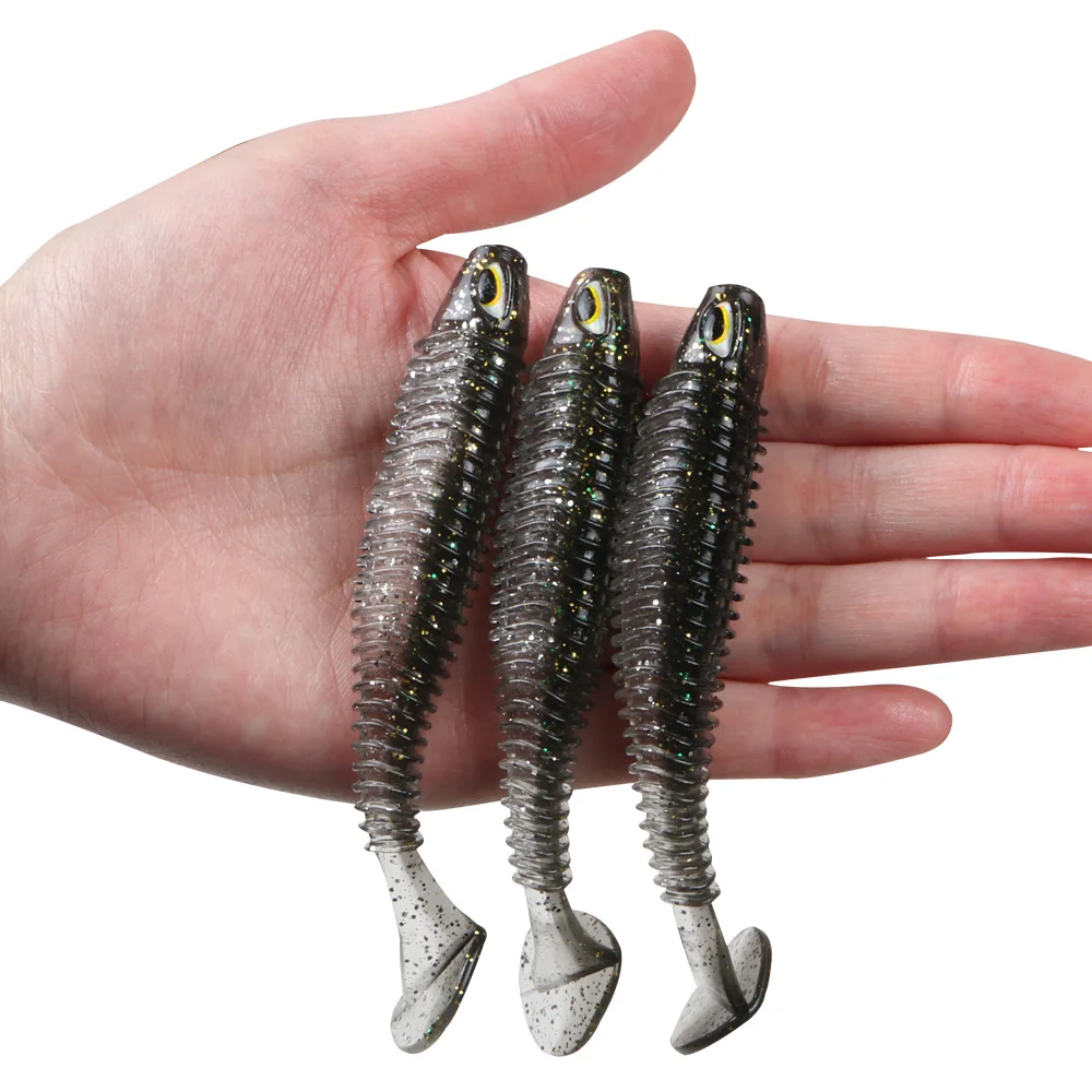 JOHNCOO Lures Fishing Soft 110mm 9.5g Bulk Soft Plastic Fishing Lures Soft Saltwater Lures