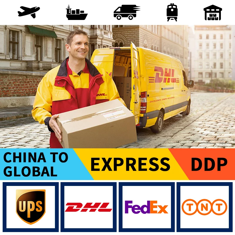 International logistics door to door service air cargo ups dhl tnt ems express shipping freight china to USA France Spain Italy