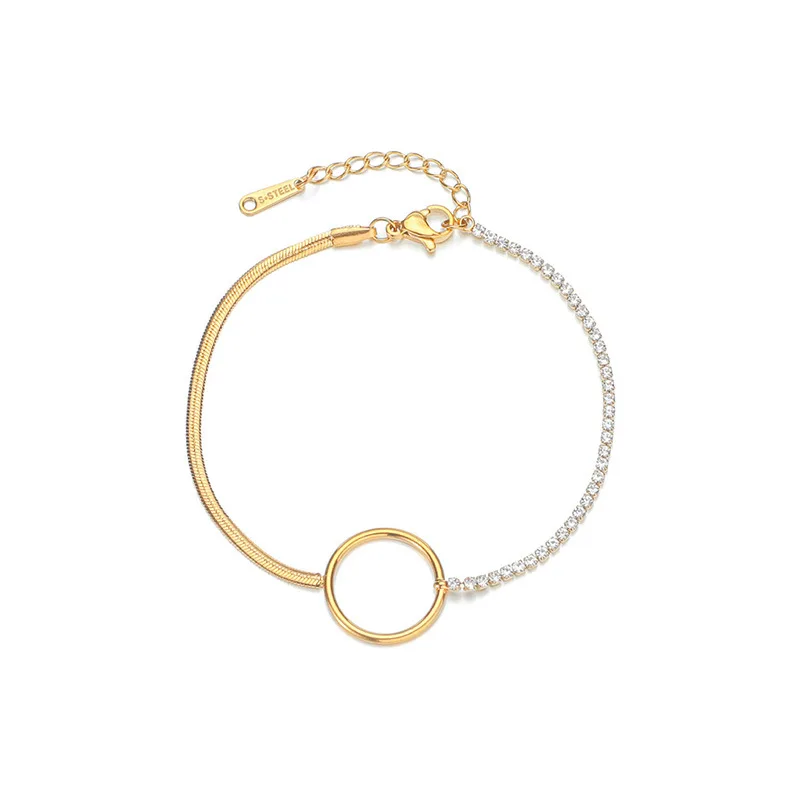 2022 Korean version of the net red claw drill hand jewelry simple fashion girlfriends thin bracelet female ins niche design cold