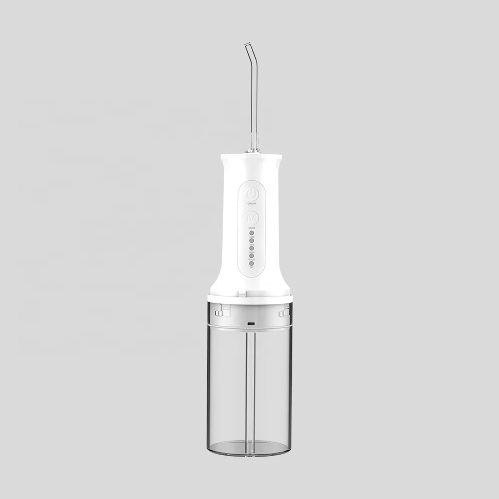 Аккумуляторный перезаряжаемый ирригатор для полости рта для ухода за зубами 5 режимов IPX7 водонепроницаемый портативный дорожный водный поплавок для леди