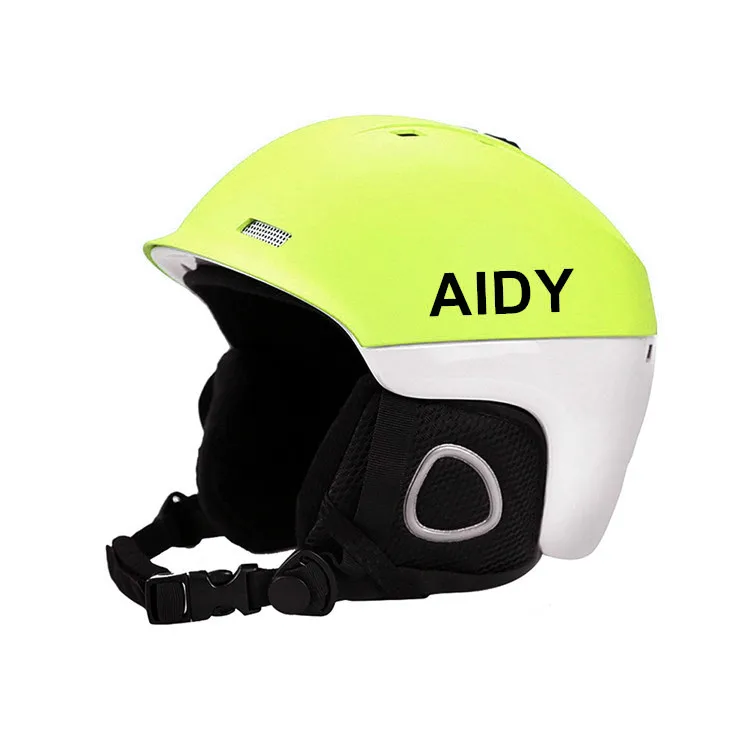 CE EN1077 Certified Dual-color Adult Ski Helmets for Youngster Adults OEM Integrally-molded Snow Snowboard Helmet