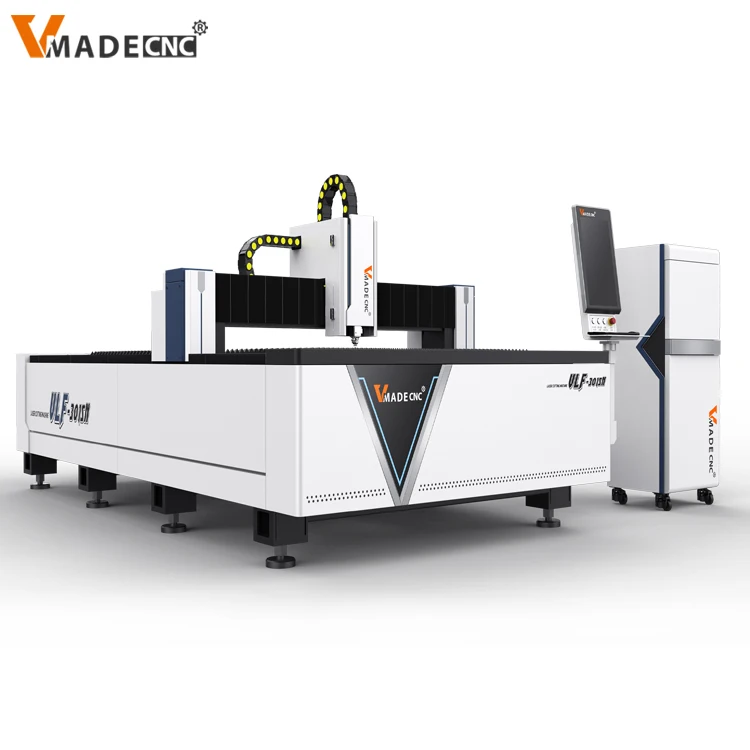 CNC 1000watt 2000watt 3000watt Fiber Laser Cutting Machine Sheet Metal