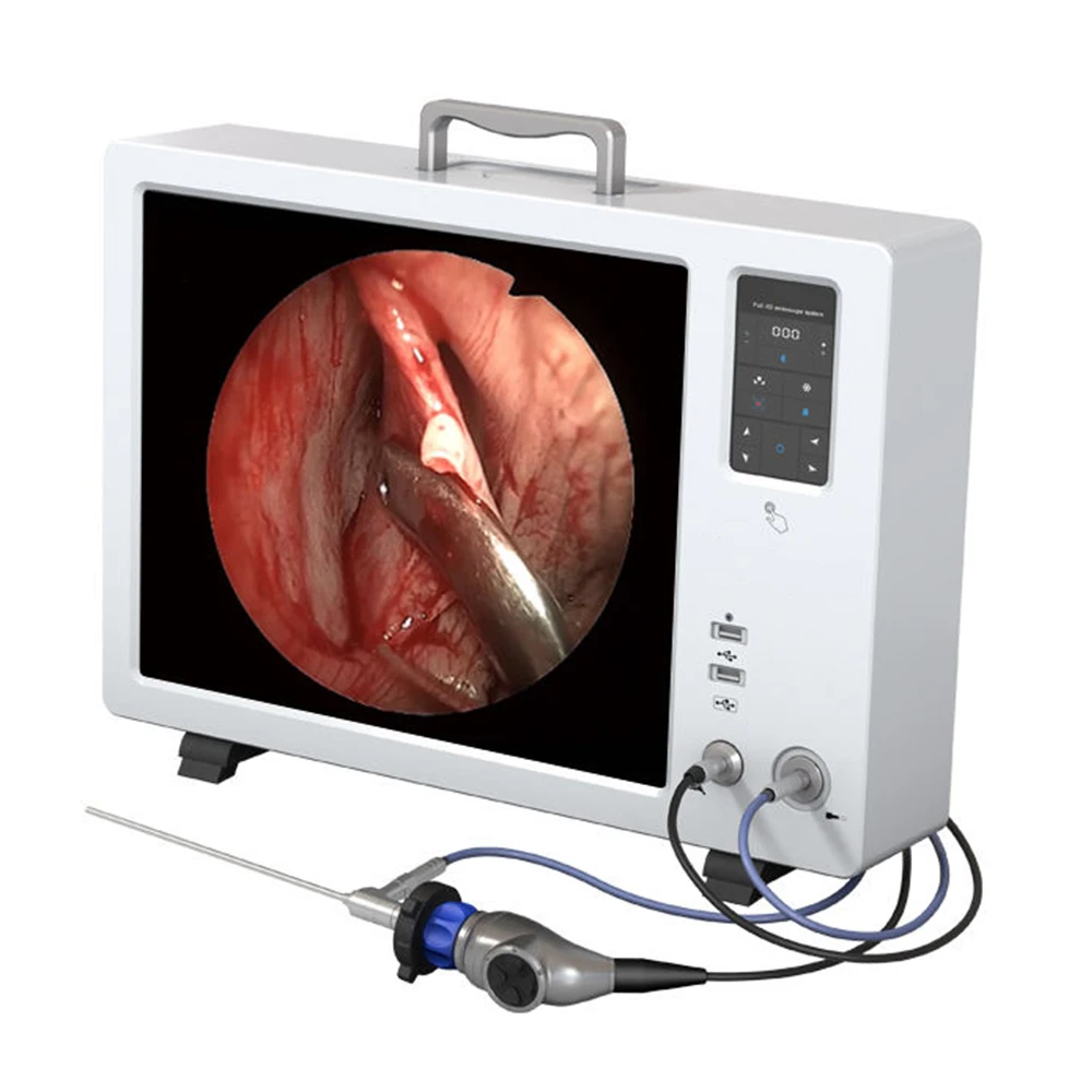 Portable 19 Inch 3 In 1 Endoscope Camera With Hd Video Recording Function