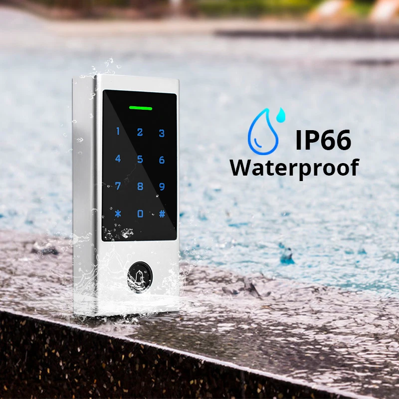 Office security BLE Wifi Tuya Smart RFID card waterproof digital door access control system