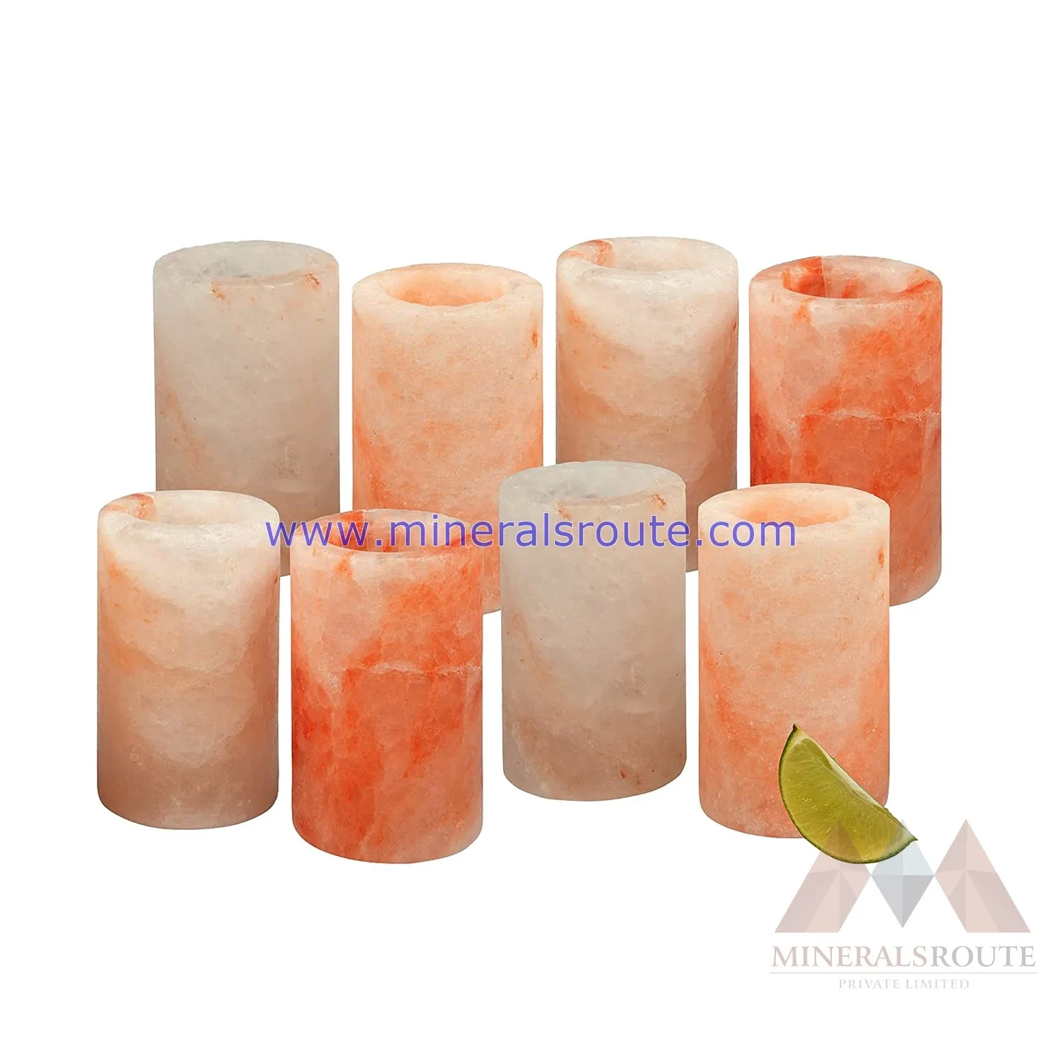 Hot Selling Himalayan Rock Salt Shot Glass 7 cm Size for Whisky & Tequila Natural Craft Foot Hills Himalayan Mountain Range