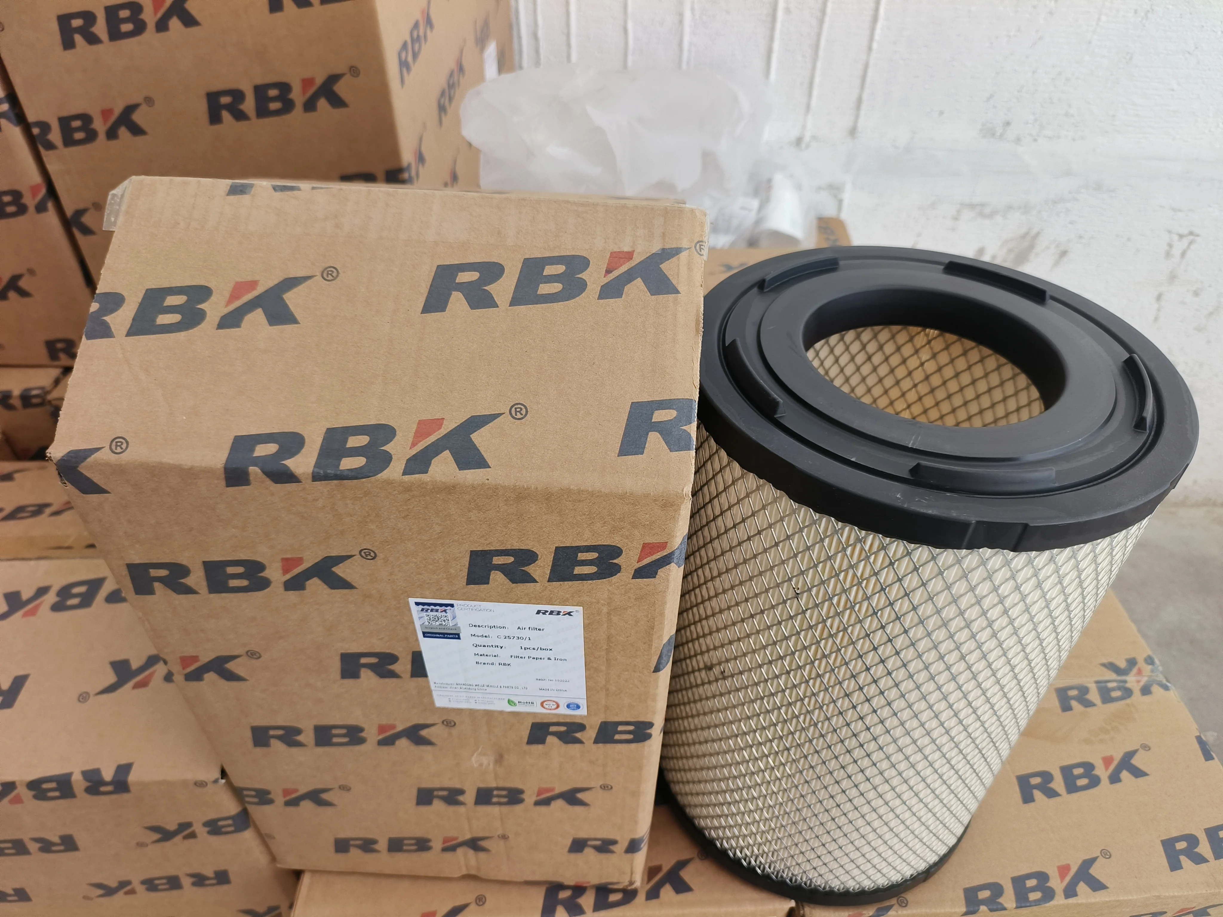 Chinese Manufacturer  High quality truck Part K1119019001A0 FOTON VIEW K1727 Air Filter truck