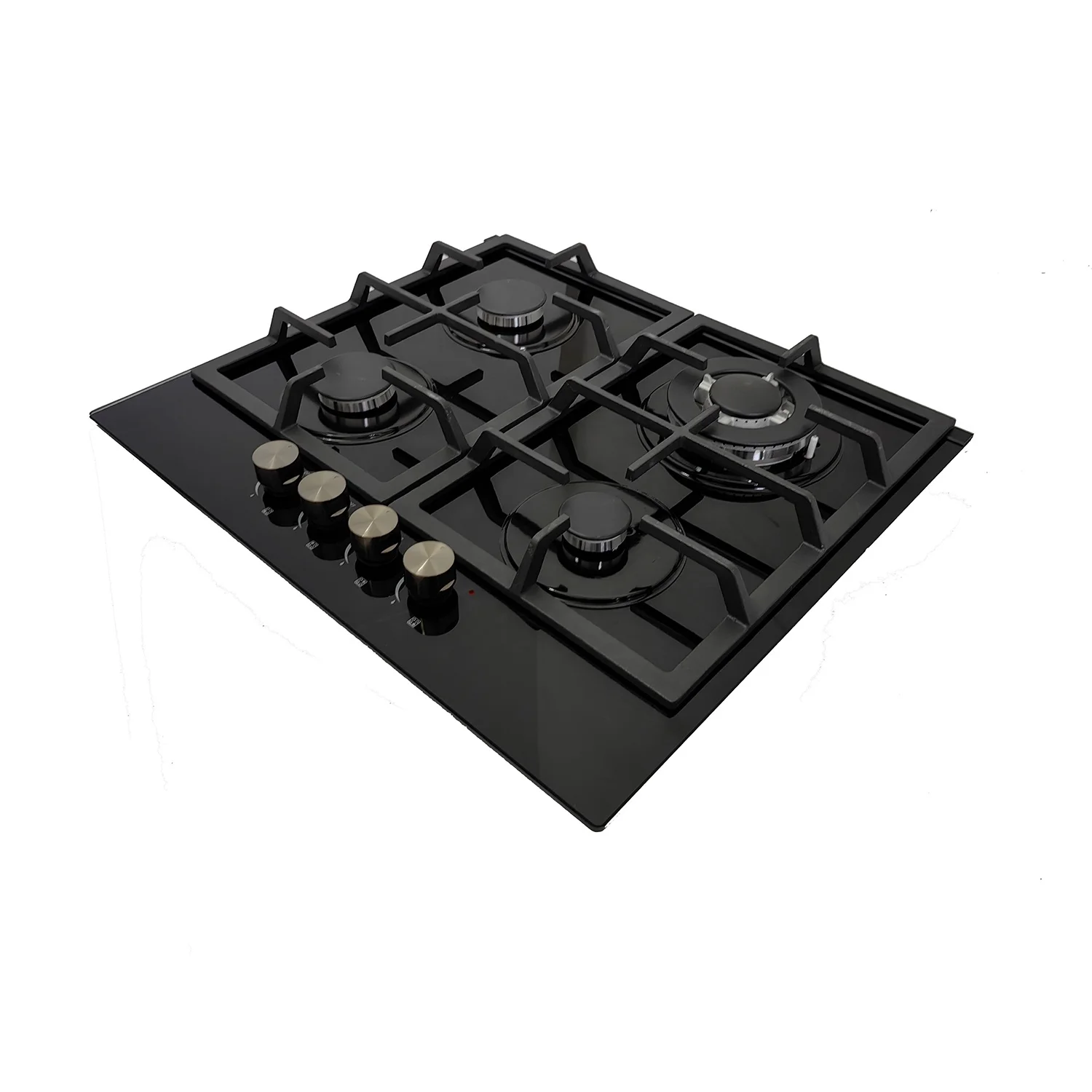 New design Temper Glass Gas Cooktop Cast Iron pan support grill Gas Stove built in Gas Hob SG45912