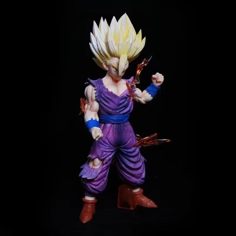 Dragons Ball Tyrannosaurus Society Wufan light weapons Super Saiyan 2Saiyan MSP super two  war damage form Anime Action Figure