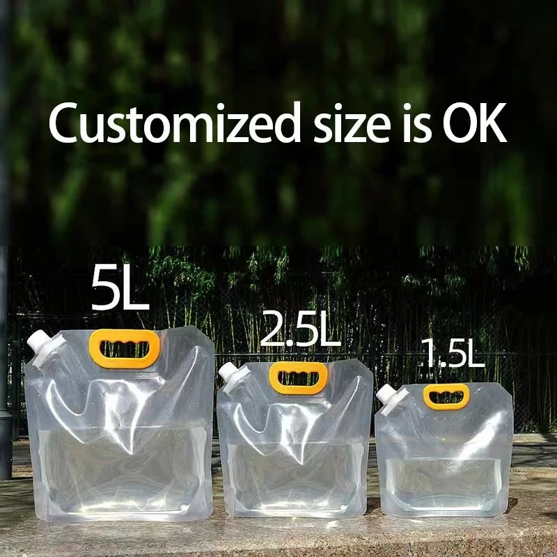 Wholesale outdoor climbing Oversized collapsible water bag 2.5L self-driving water bag for camping