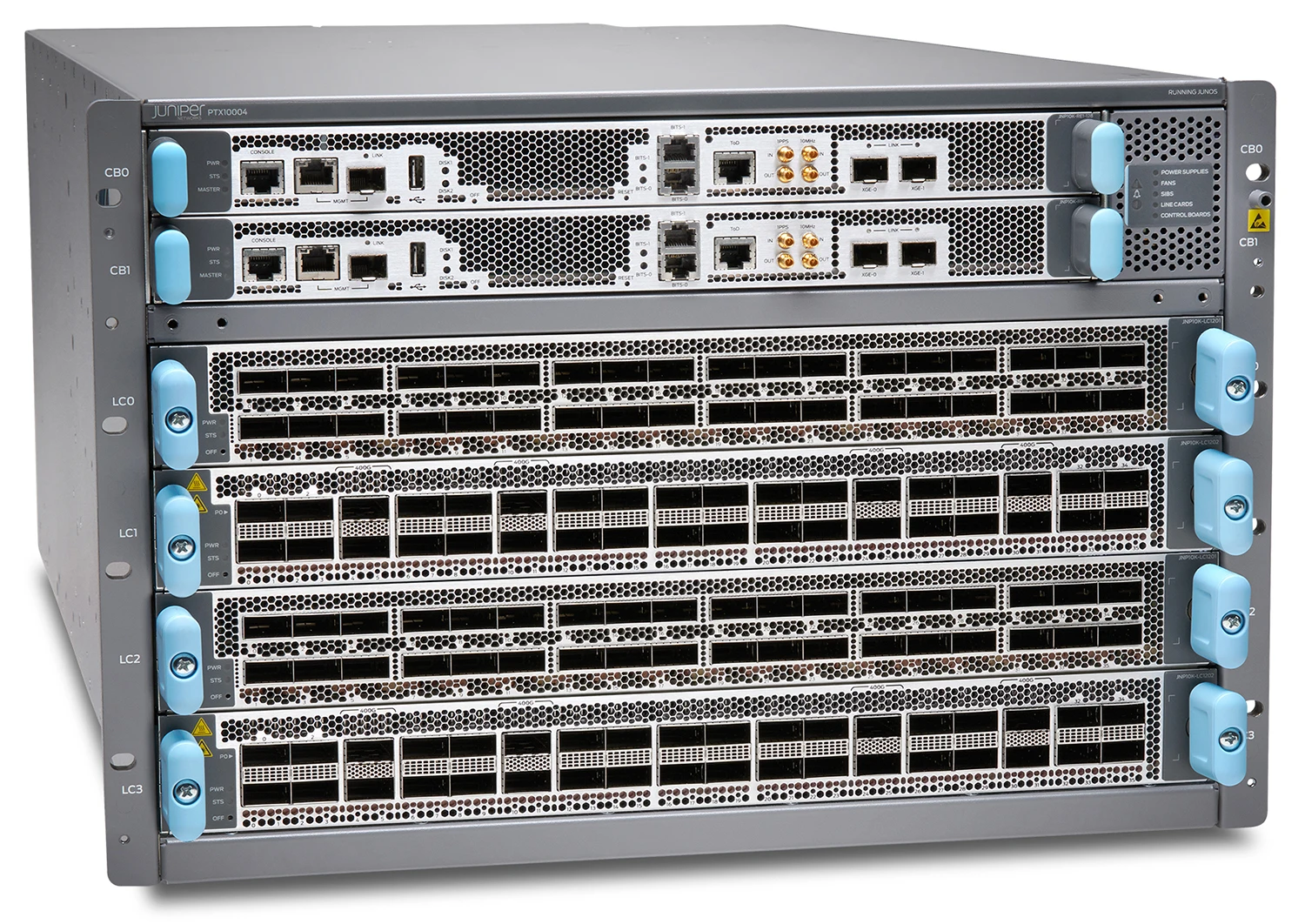 2024 PTX10004-BASE3 можжевельника 128 Гбит/с Штабелируемый SNMP QoS Functionalit 10/100/1000 Мбит/с