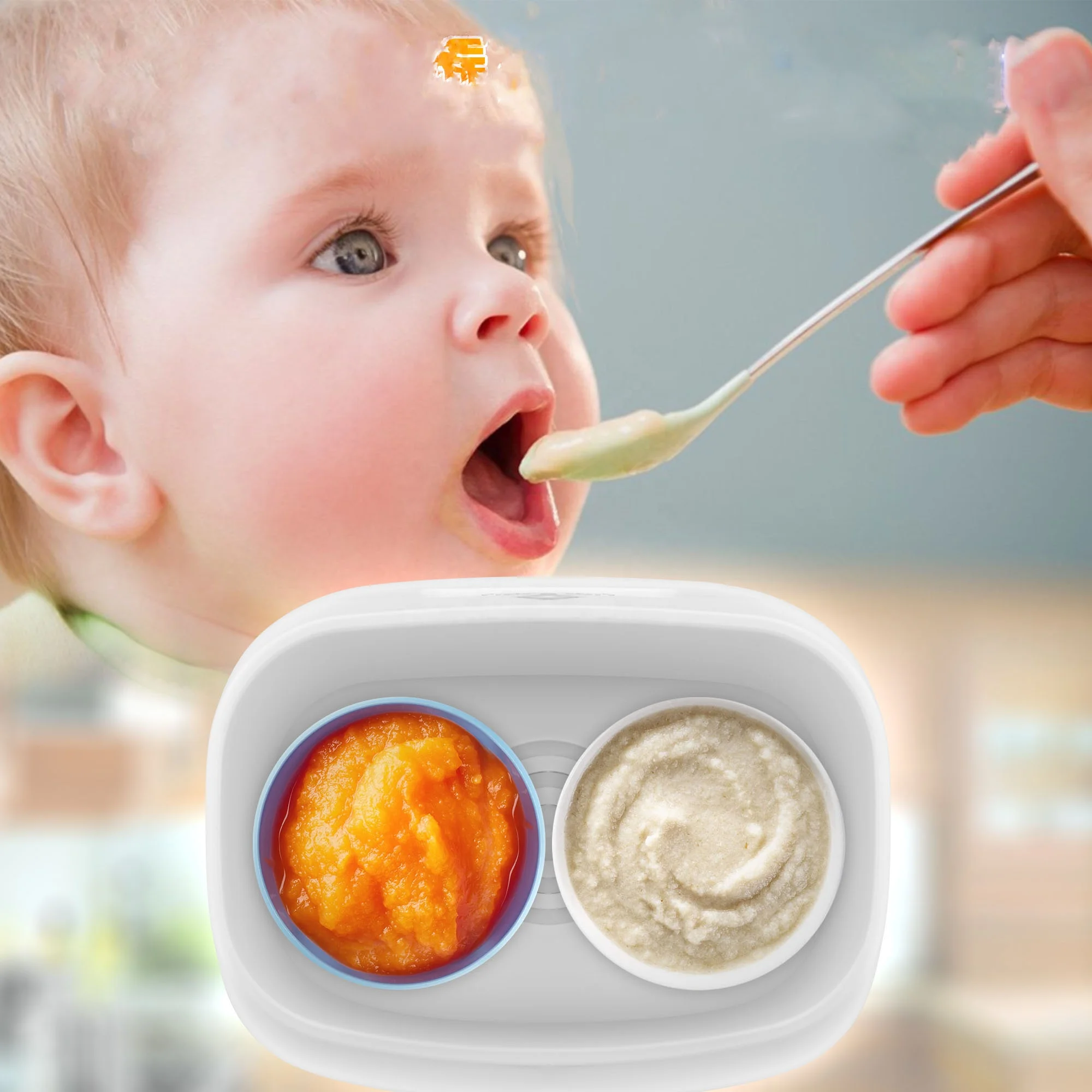 portable double baby milk bottle warmer 4mins hot milk baby milk warmer