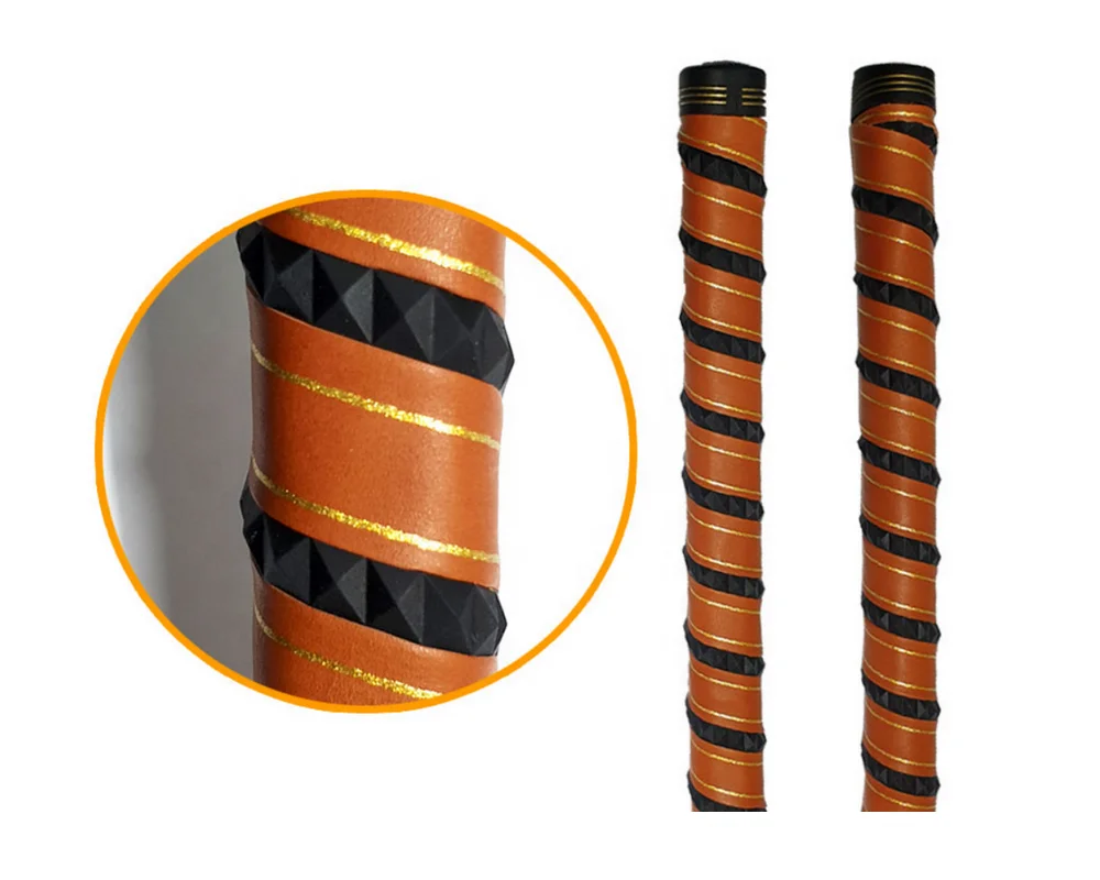 
OEM anti slip diamond cut natural leather putter park golf grip 