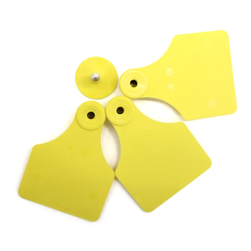 JCET026 plastic ear number animals reflective ear tag for cows personalized tags for earrings