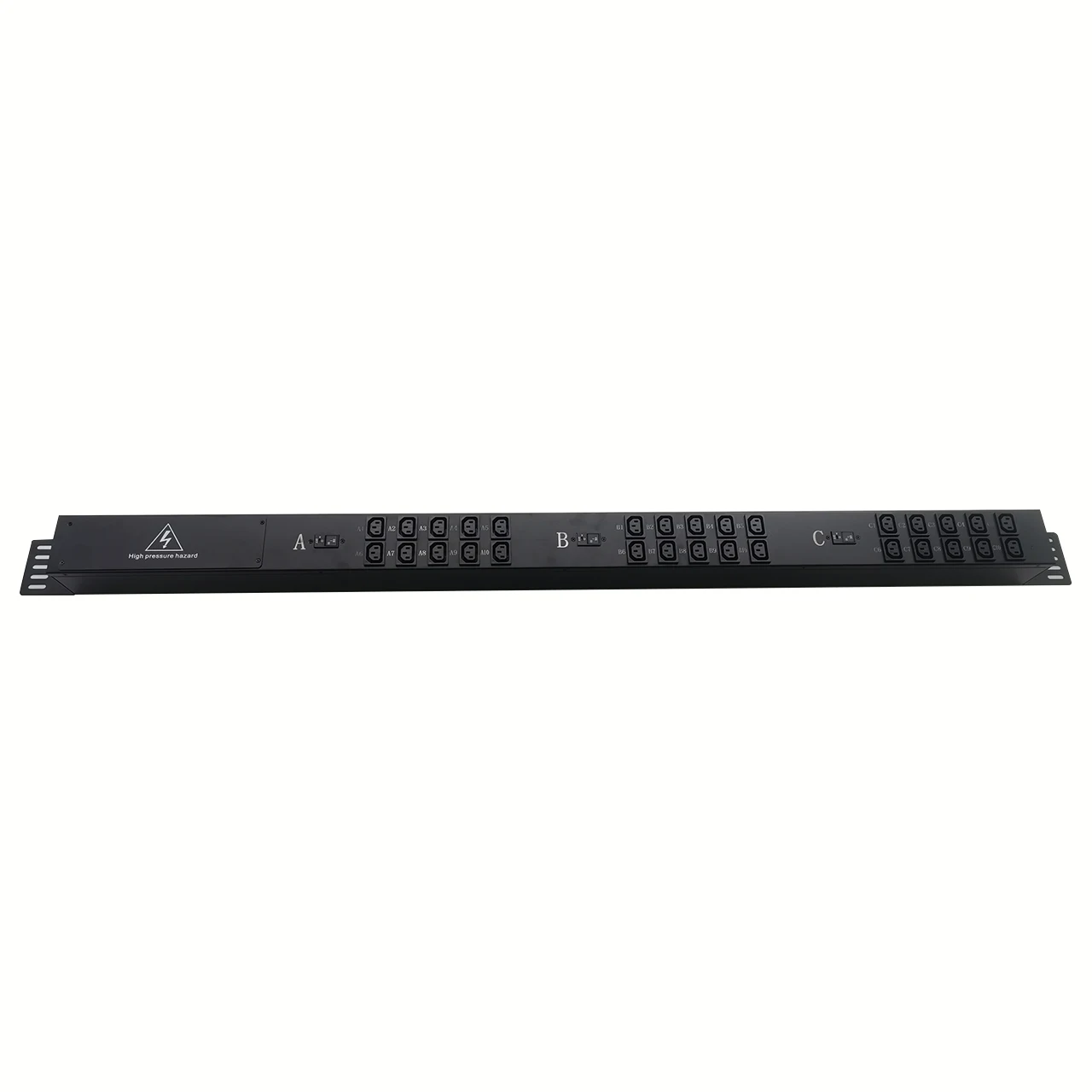 Professional Manufacturer Black 21 Bit C19 1 Bit C13 57Kw Accessories Outlet 80A 3 Phase Pdu