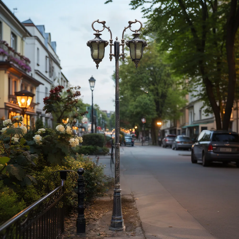 Classic Vintage Garden Lamp Outdoor Waterproof 30w 40W 60W 100W Led Garden Lights Lighting Landscape Light