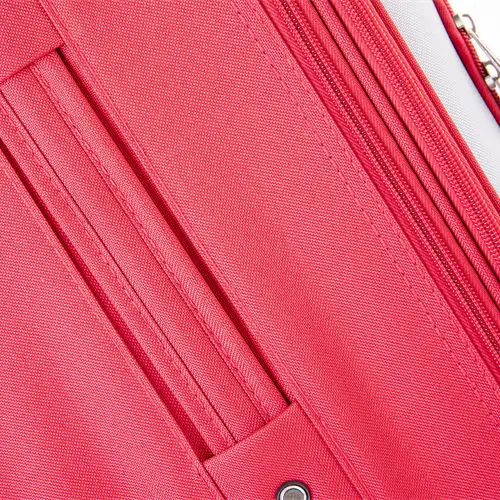 High Quality huaiyu luggage suitcase set Customized Logo Soft Eva Red travel bags luggage set trolley suitcase