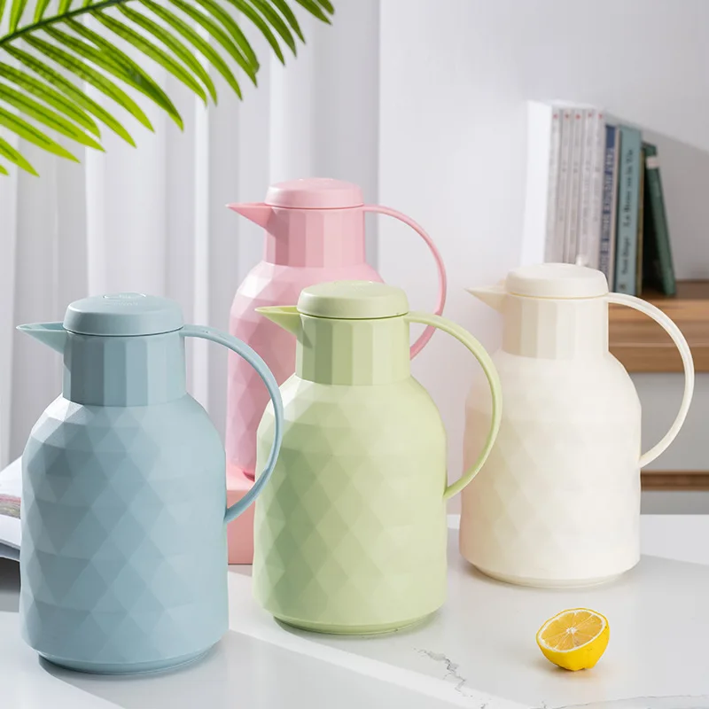 2022 современный индивидуальный арабский полипропиленовый вакуумный изолированный чайник герметичный термокофейник со стеклянной внутренней стороны