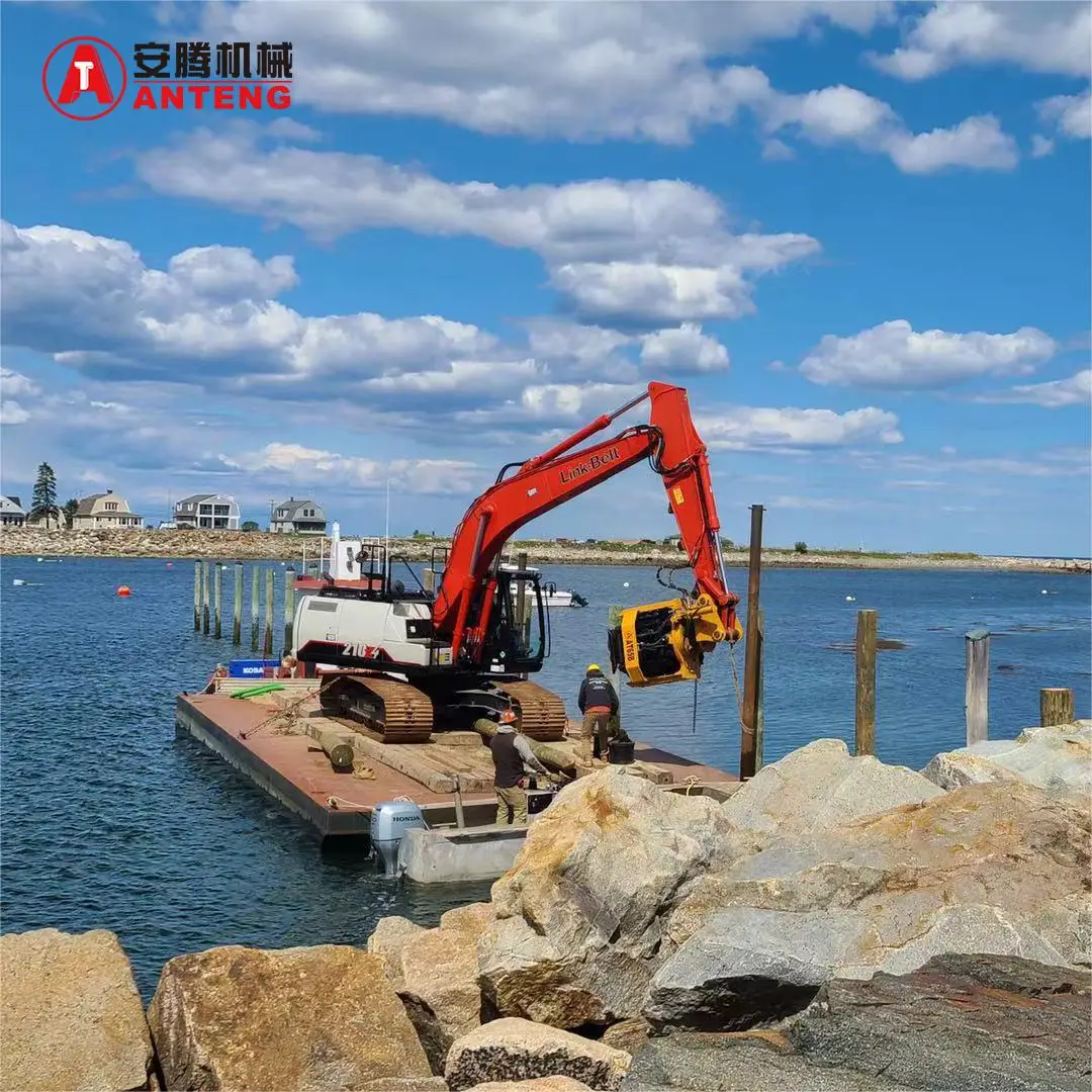 electric ice 1412 hydraulic wood vibro hammer hydraulic vibratory pile dr sheet for crane clamp price excavator