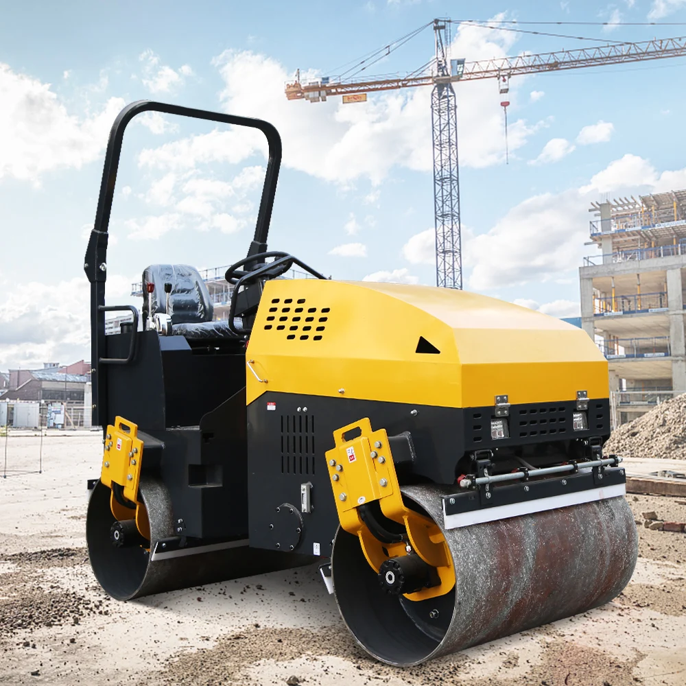 Дорожный роликовый станок уплотнитель цена настраиваемый вес дорожного катка для