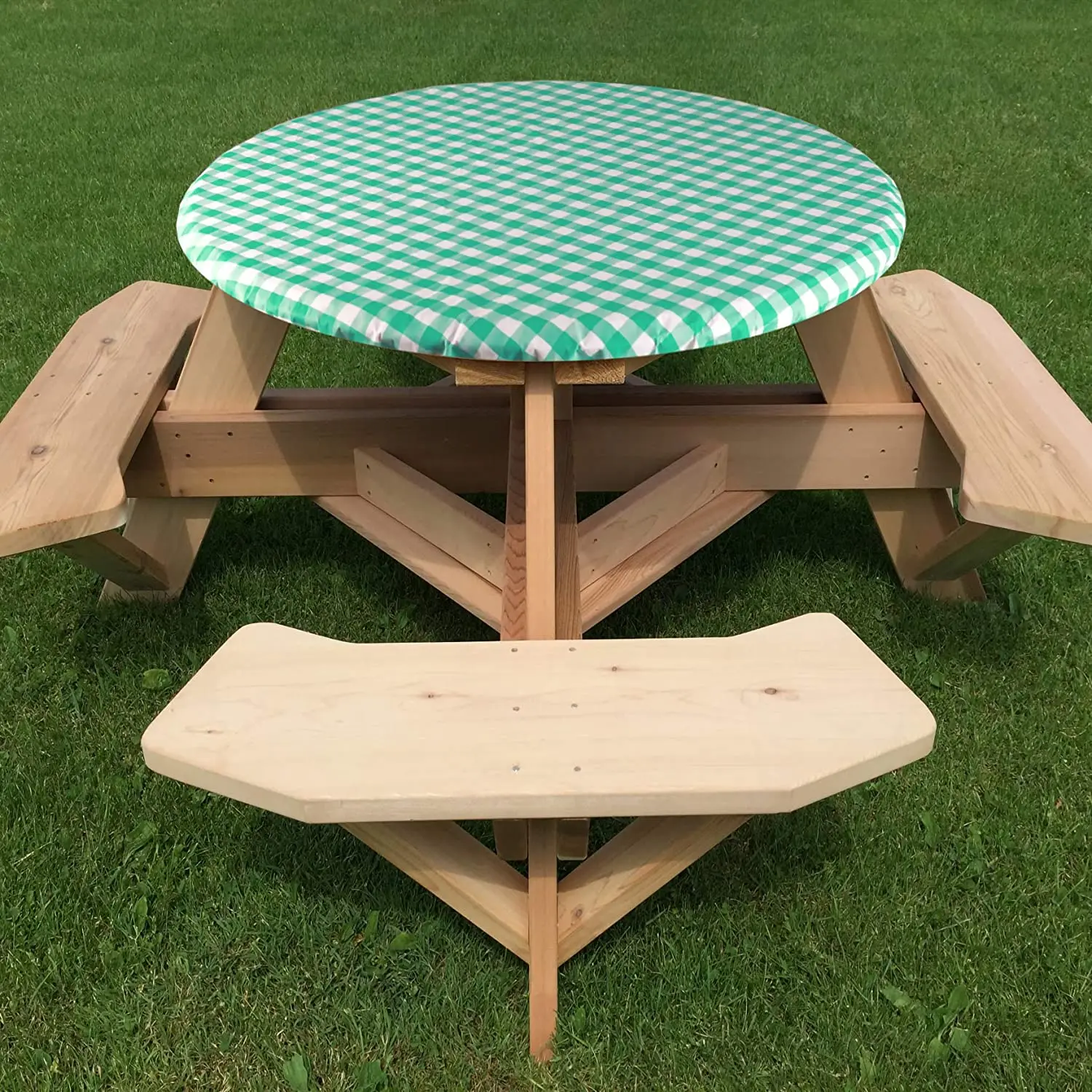 
Excellent quality picnic fitted elastic vinyl waterproof outdoor home household eco-friendly vinyl table cloth 